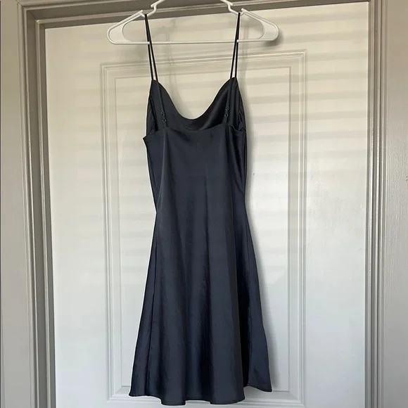 Abercrombie Slate Blue Slip Dress - Picture 2 of 5